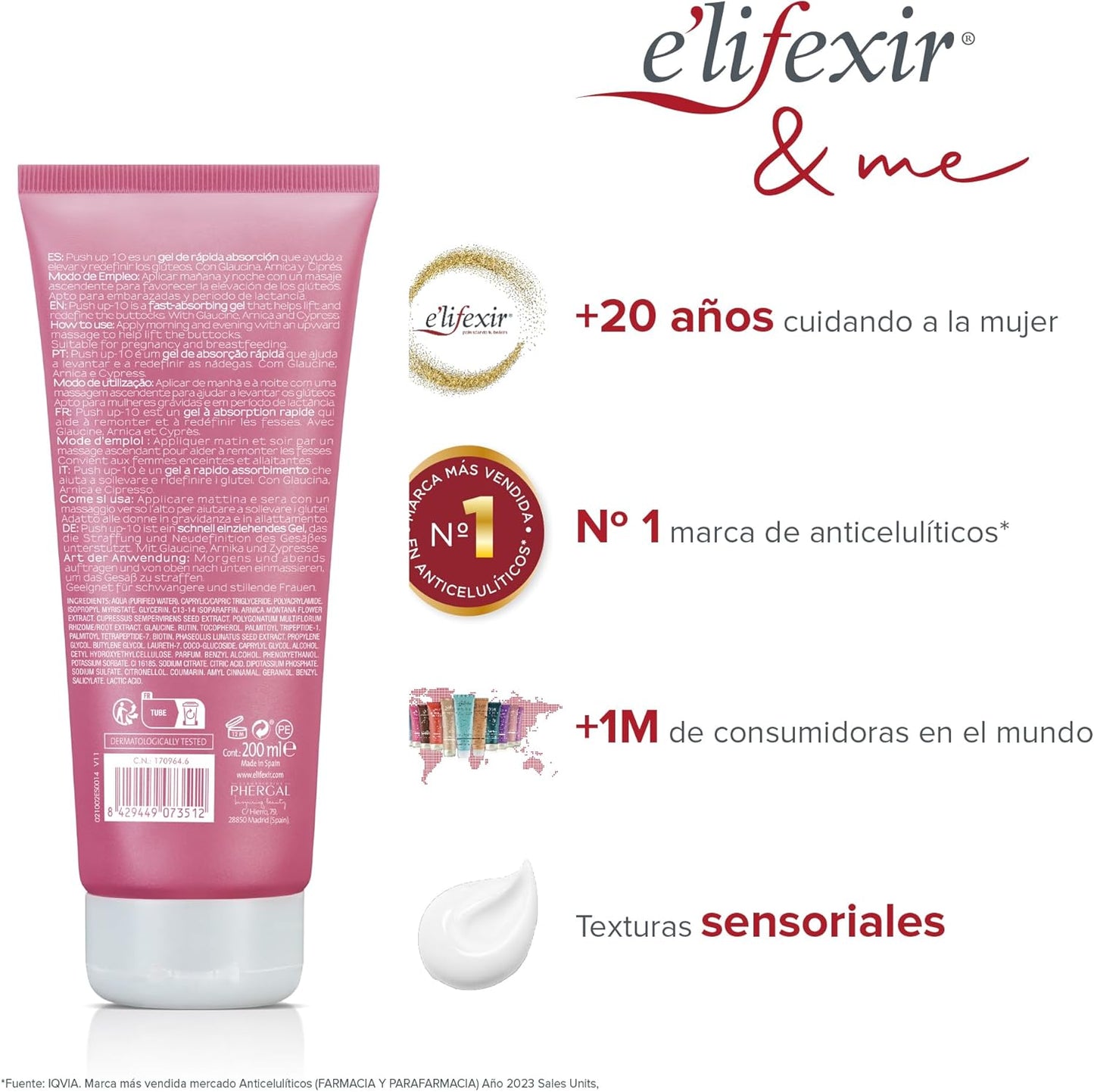 Elifexir Culo | Creme Reafirficante De Glúteos 150 ml